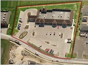 1230 George Towne Dr, Pewaukee, WI - AERIAL  map view - Image1