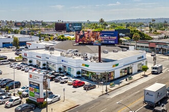 1260-1270 S La Cienega Blvd, Los Angeles, CA - Aérien Vue de la carte - Image1