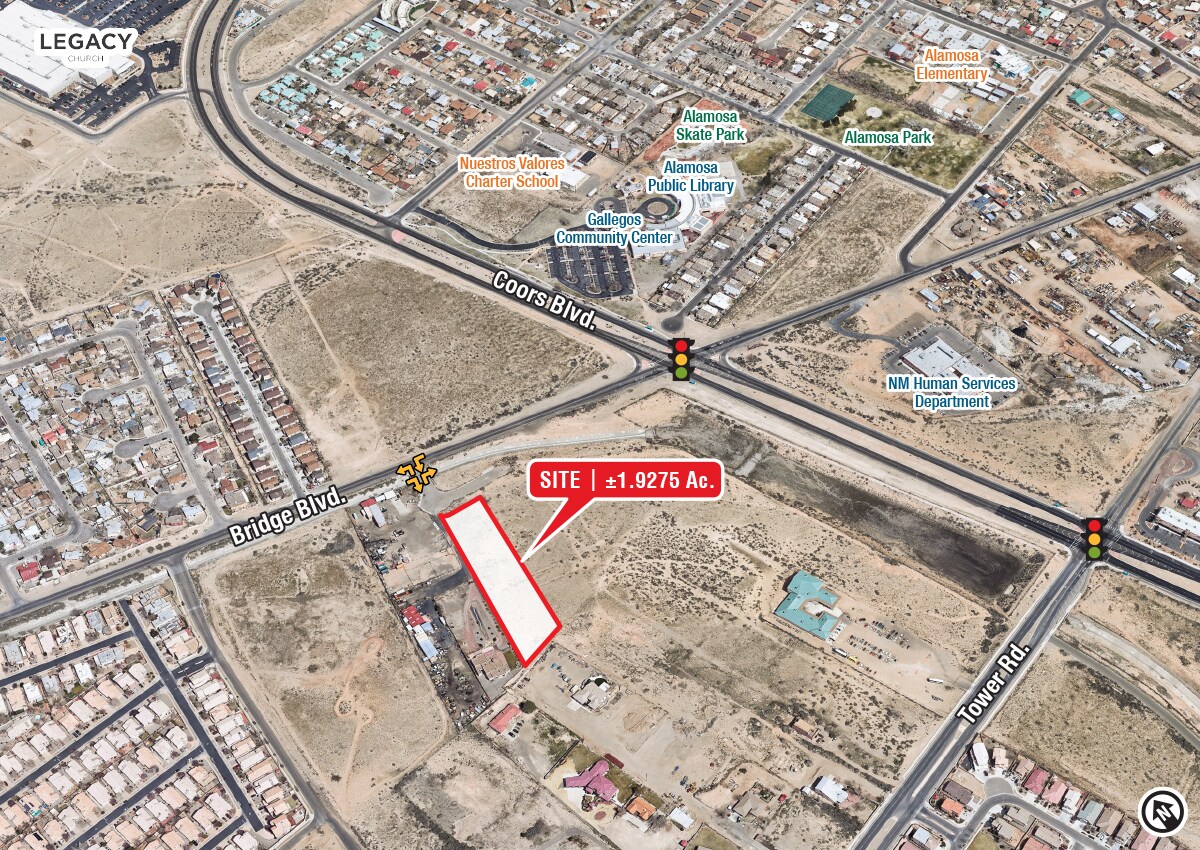 Coors Blvd & Bridge Blvd SW, Albuquerque, NM à vendre Photo principale- Image 1 de 3