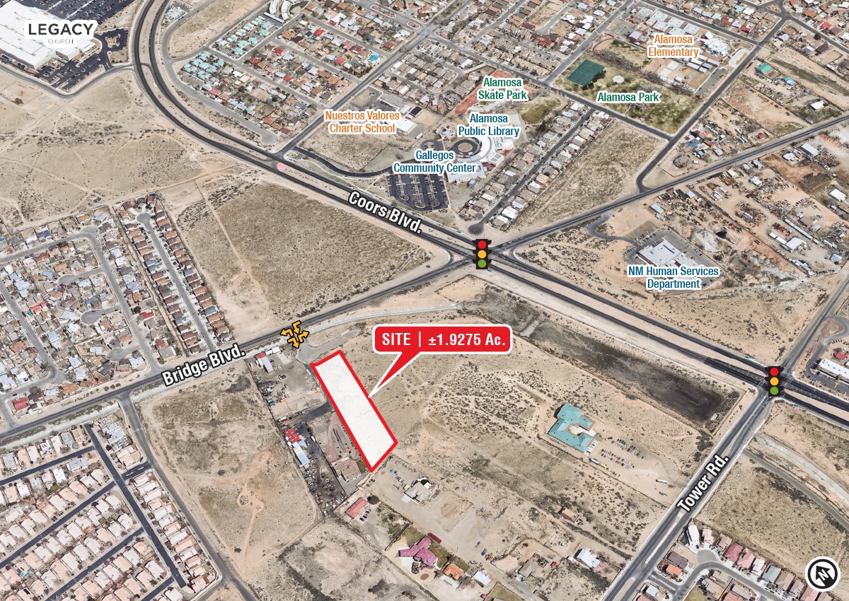 Coors Blvd & Bridge Blvd SW, Albuquerque, NM for sale Primary Photo- Image 1 of 3