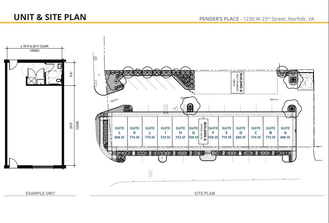 1230 W 25th St, Norfolk, VA for lease Floor Plan- Image 1 of 1
