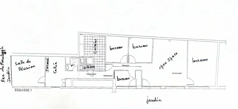 54 Rue Du Ranelagh, Paris à louer Plan d’étage- Image 1 de 6