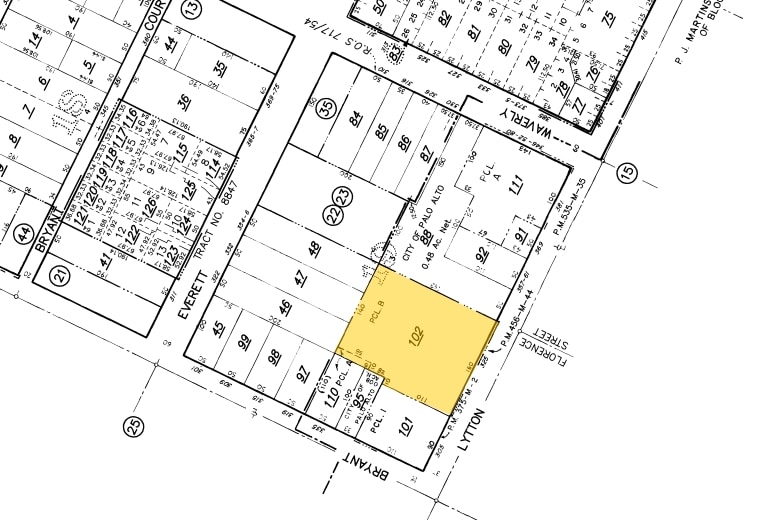 325 Lytton Ave, Palo Alto, CA for lease - Plat Map - Image 2 of 4