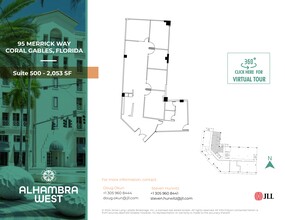 95 Merrick Way, Coral Gables, FL à louer Plan de site- Image 1 de 1