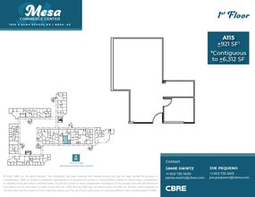 1930 S Alma School Rd, Mesa, AZ for lease Floor Plan- Image 1 of 8