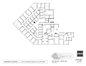 424 S Woods Mill Rd, Chesterfield, MO à louer Plan de site- Image 1 de 1