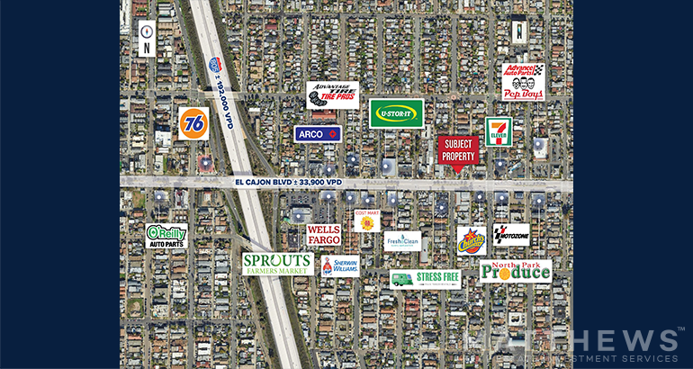 3450 El Cajon Blvd, San Diego, CA à louer - Photo du bâtiment - Image 2 de 3