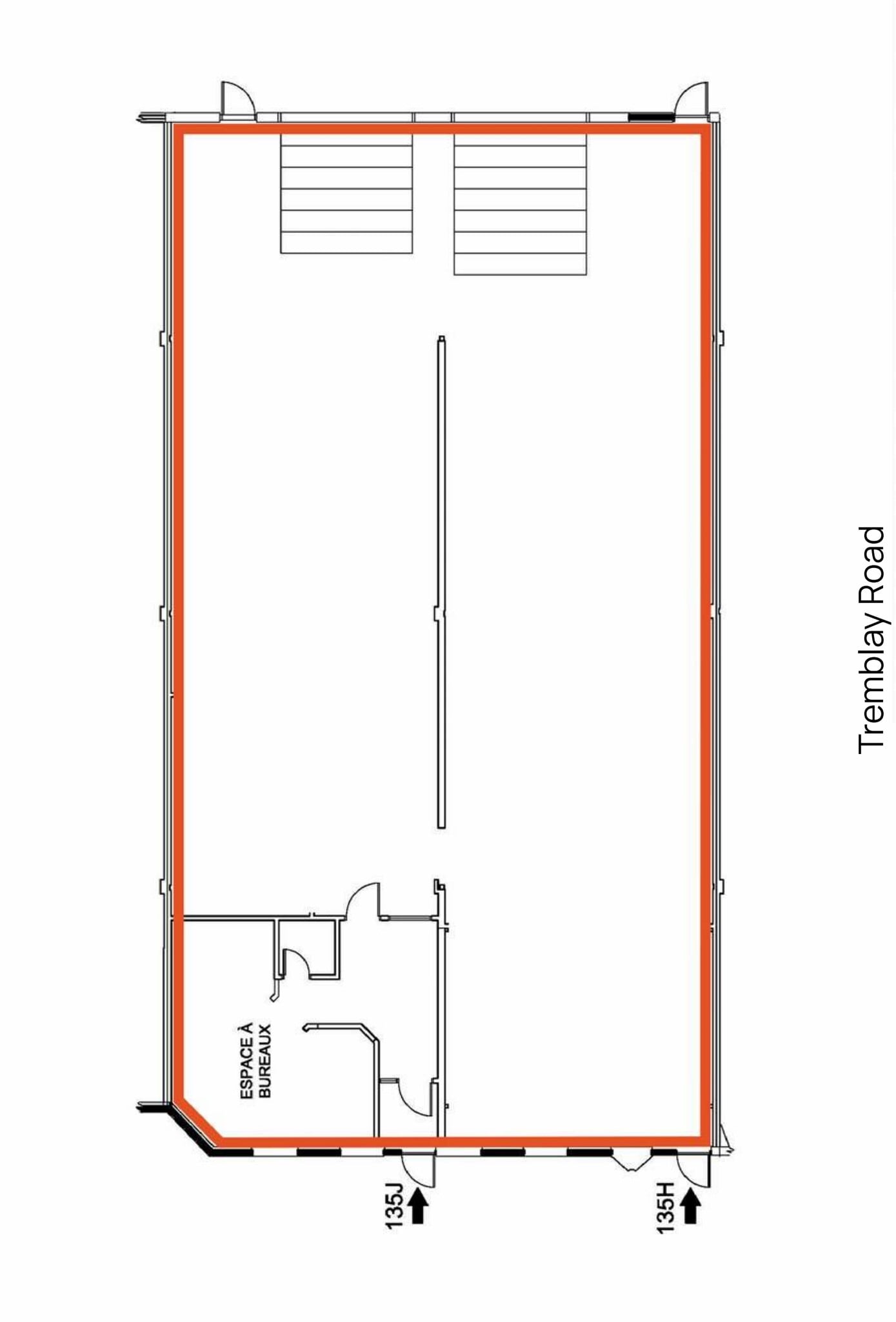 135 Ch du Tremblay, Boucherville, QC à louer Plan d’étage- Image 1 de 4