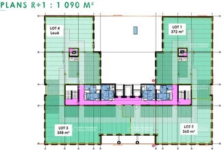 Bureau dans Lyon à louer Plan d’étage- Image 2 de 2