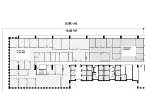 801 Cherry St, Fort Worth, TX à louer Plan d’étage- Image 2 de 2