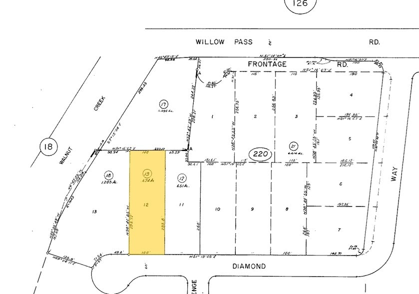 1231 Diamond Way, Concord, CA for lease - Plat Map - Image 2 of 4