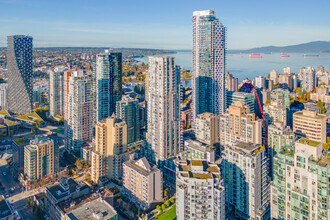 1283 Howe St, Vancouver, BC - aerial  map view