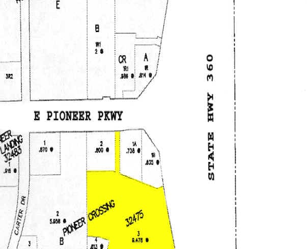 2540 E Pioneer Pkwy, Arlington, TX à louer - Plan cadastral - Image 2 de 11