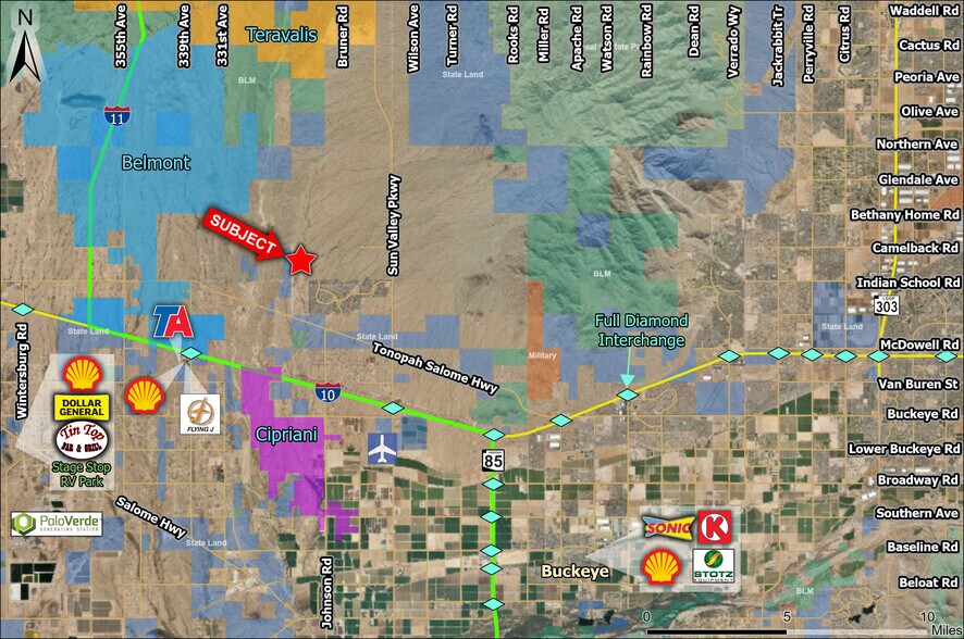 4201 313th Avenue, Buckeye, AZ for sale - Aerial - Image 3 of 4