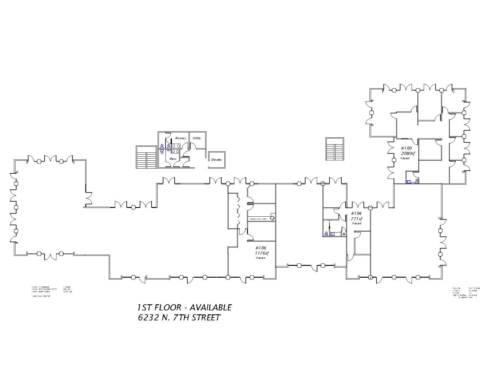 6232 N 7th St, Phoenix, AZ à louer Plan de site- Image 1 de 2