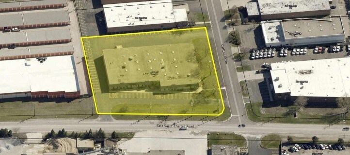 390-402 E St. Charles Rd, Carol Stream, IL à louer - Aérien - Image 3 de 5