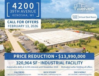 Plus de détails pour 4200 39th Ave, Kenosha, WI - Industriel à vendre
