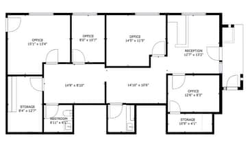 633 S 4th St, Las Vegas, NV for lease Floor Plan- Image 1 of 9