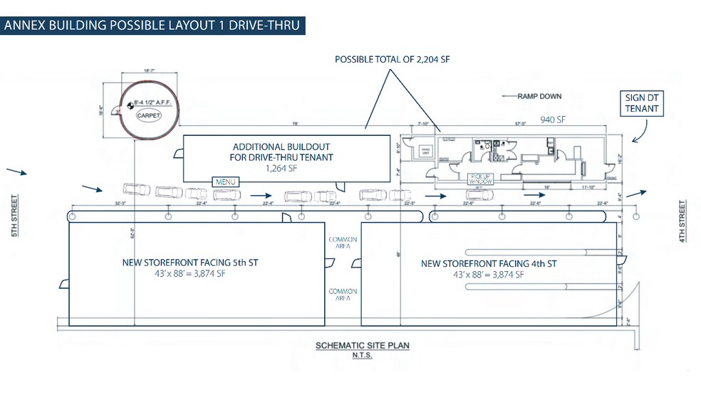 435 4th St, Fort Worth, TX à louer - Plan d’étage - Image 3 de 3