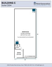21631 Rhodes Rd, Spring, TX for lease Floor Plan- Image 2 of 15