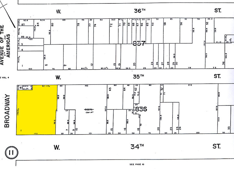 950 6th Ave, New York, NY à louer - Plan cadastral - Image 2 de 7