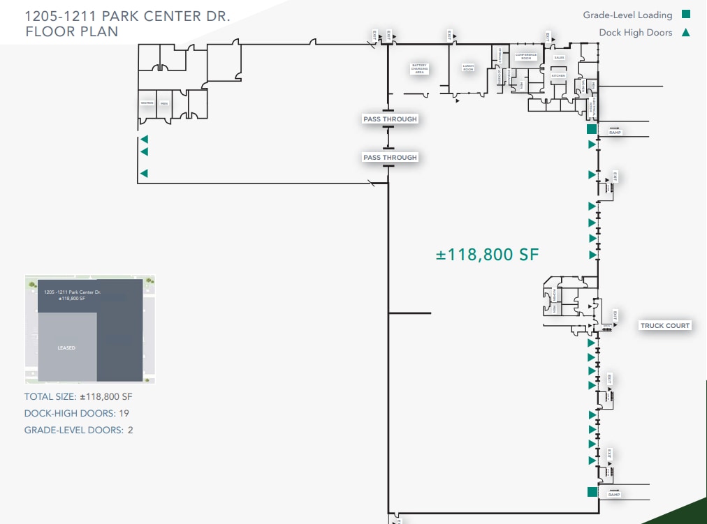 1201 Park Center Dr, Vista, CA for lease Floor Plan- Image 1 of 2