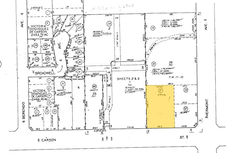 923 W Carson St, Torrance, CA à vendre - Plan cadastral - Image 2 de 14