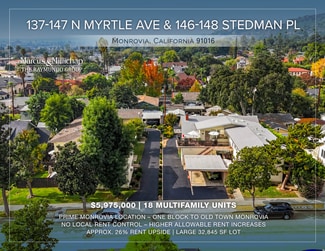 More details for 147 N Myrtle Ave, Monrovia, CA - Multifamily for Sale