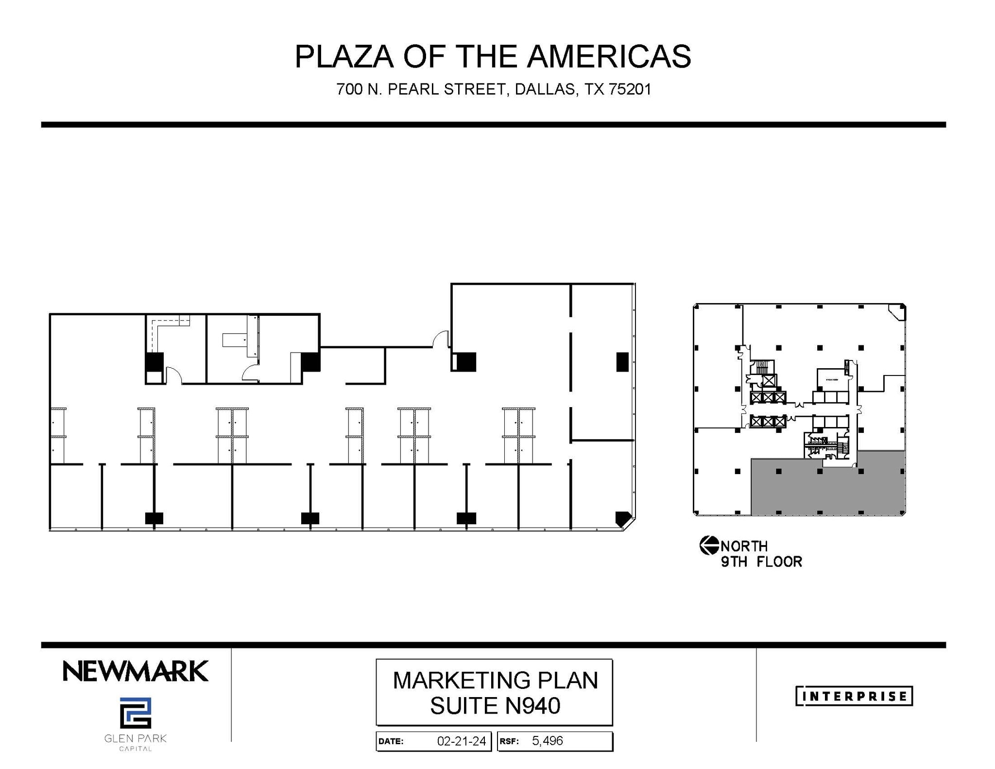 700 N Pearl St, Dallas, TX for lease Floor Plan- Image 1 of 2