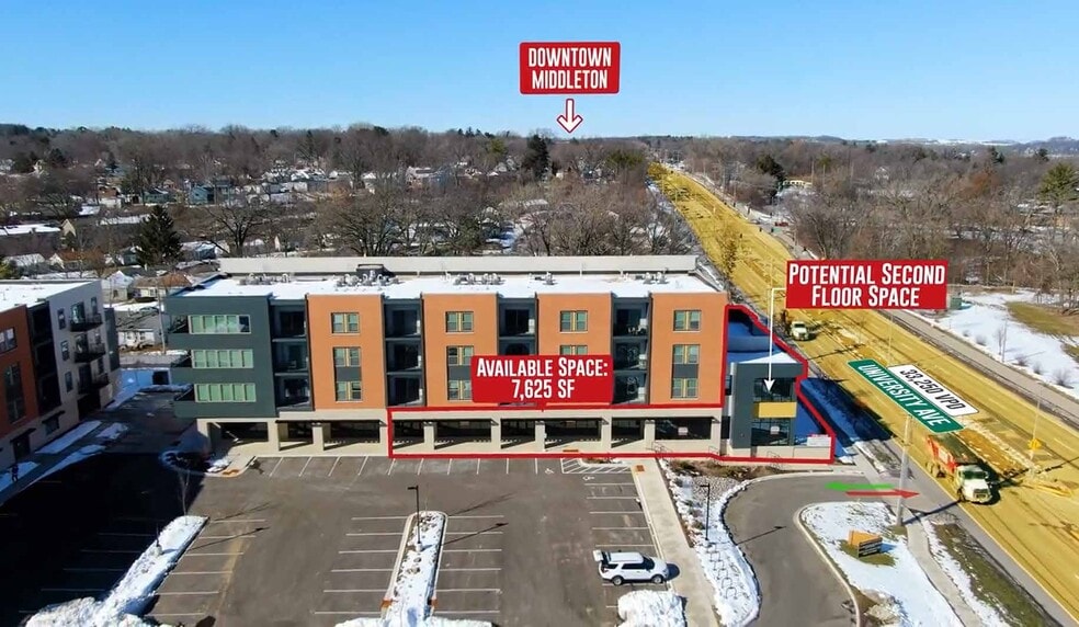 5273 University Ave, Madison, WI à louer - Photo du bâtiment - Image 2 de 3