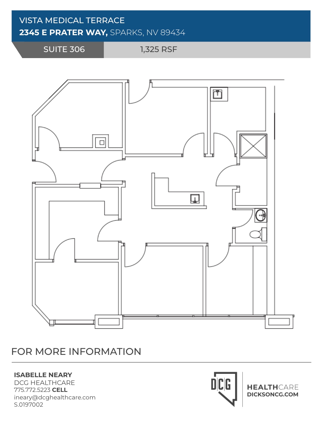 2345 E Prater Way, Sparks, NV for lease Floor Plan- Image 1 of 1