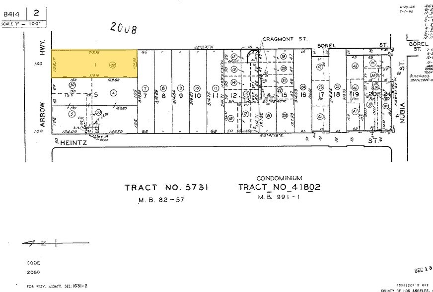 14924-14930 Arrow Hwy, Baldwin Park, CA à vendre - Plan cadastral - Image 2 de 2