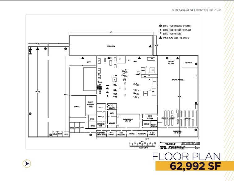 809 S Pleasant St, Montpelier, OH for sale - Floor Plan - Image 3 of 17