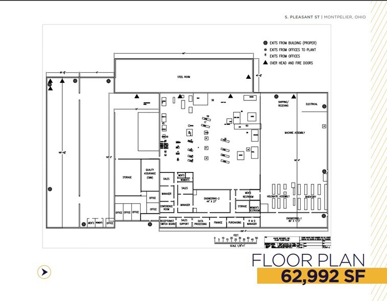 809 S Pleasant St, Montpelier, OH à louer - Plan d’étage - Image 3 de 17