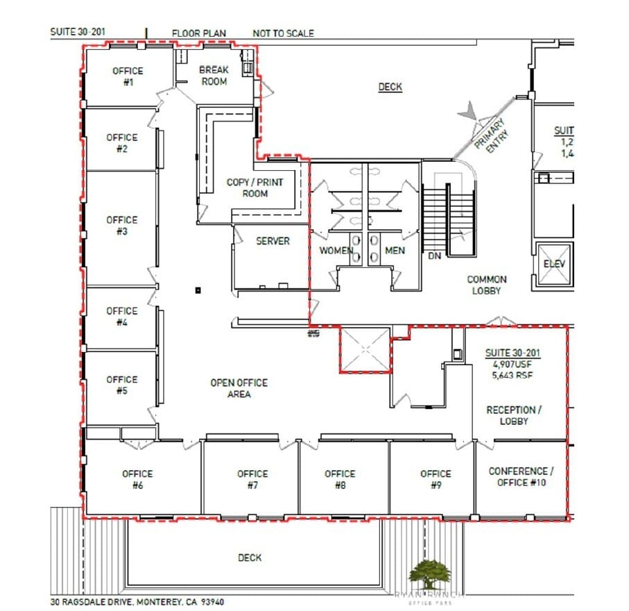 30 Ragsdale Dr, Monterey, CA for lease Floor Plan- Image 1 of 1