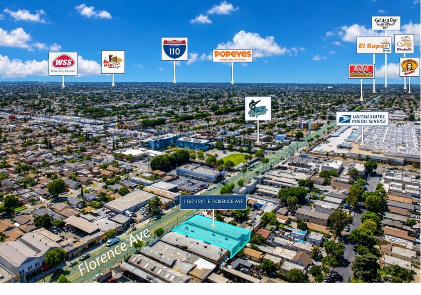 1167-1201 E Florence Ave, Los Angeles, CA à louer - Photo du bâtiment - Image 2 de 47