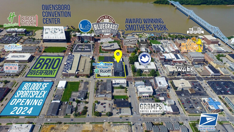 234 Frederica St, Owensboro, KY à louer - Aérien - Image 3 de 4