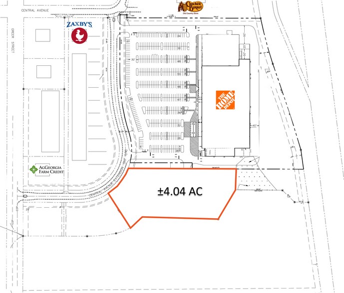 0 I-75 Hwy, Cordele, GA à vendre - Plan de site - Image 3 de 3