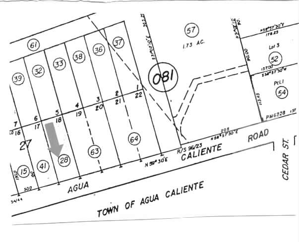 133 W Agua Caliente Rd, Sonoma, CA à vendre - Plan cadastral - Image 2 de 2