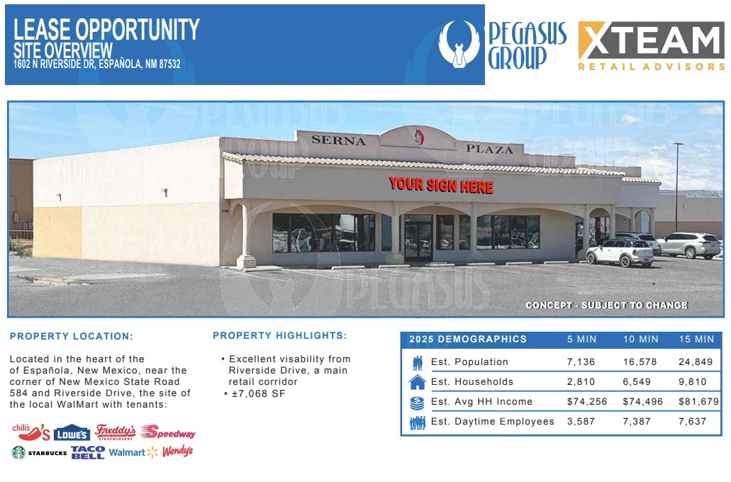 1602 N Riverside Dr, Espanola, NM for lease Building Photo- Image 1 of 1