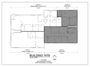 7399 Middlebelt Rd, West Bloomfield, MI for lease Floor Plan- Image 2 of 2