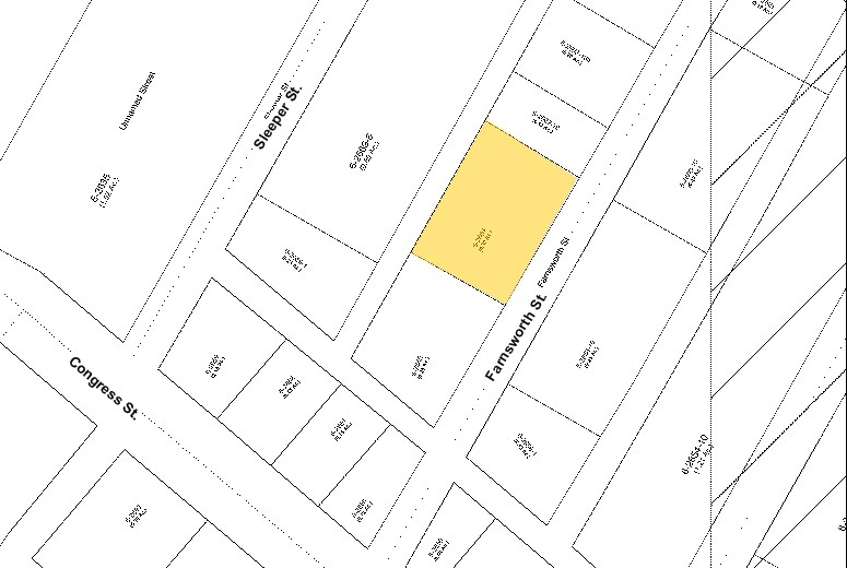 24 Farnsworth St, Boston, MA à louer - Plan cadastral - Image 2 de 2