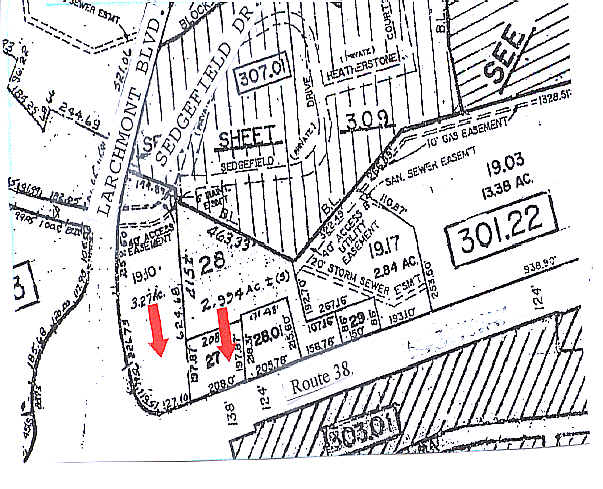 3131 Rt 38, Mount Laurel, NJ for lease - Plat Map - Image 2 of 8