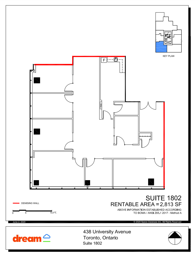 438 University Ave, Toronto, ON for lease Floor Plan- Image 1 of 1