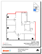 438 University Ave, Toronto, ON for lease Floor Plan- Image 1 of 1