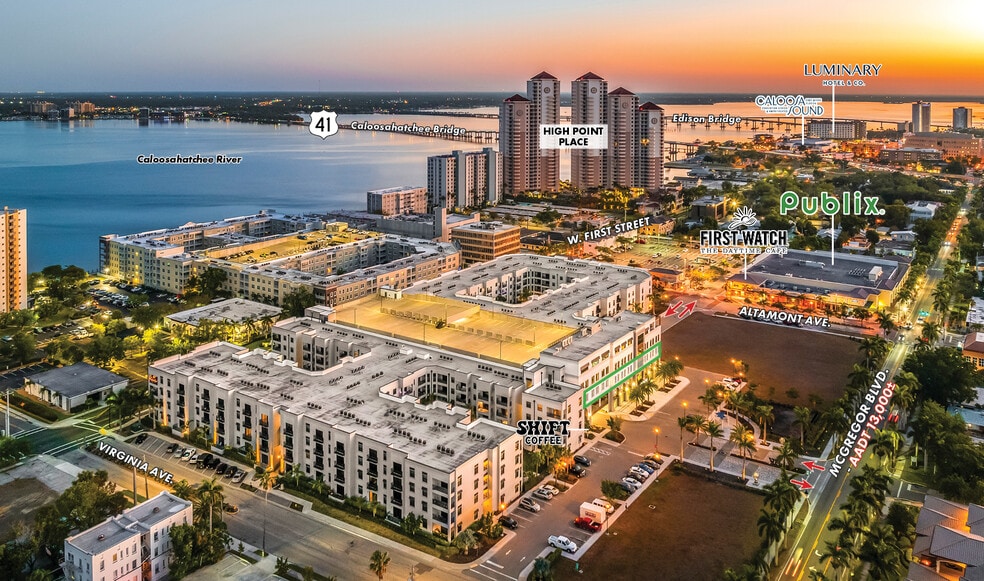 2250 McGregor Blvd, Fort Myers, FL for lease - Aerial - Image 1 of 7