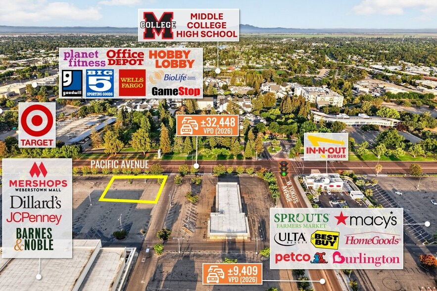 adj. to 5110 Pacific Ave, Stockton, CA for sale - Building Photo - Image 3 of 5