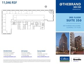500-550 N Brand Blvd, Glendale, CA for lease Floor Plan- Image 1 of 1