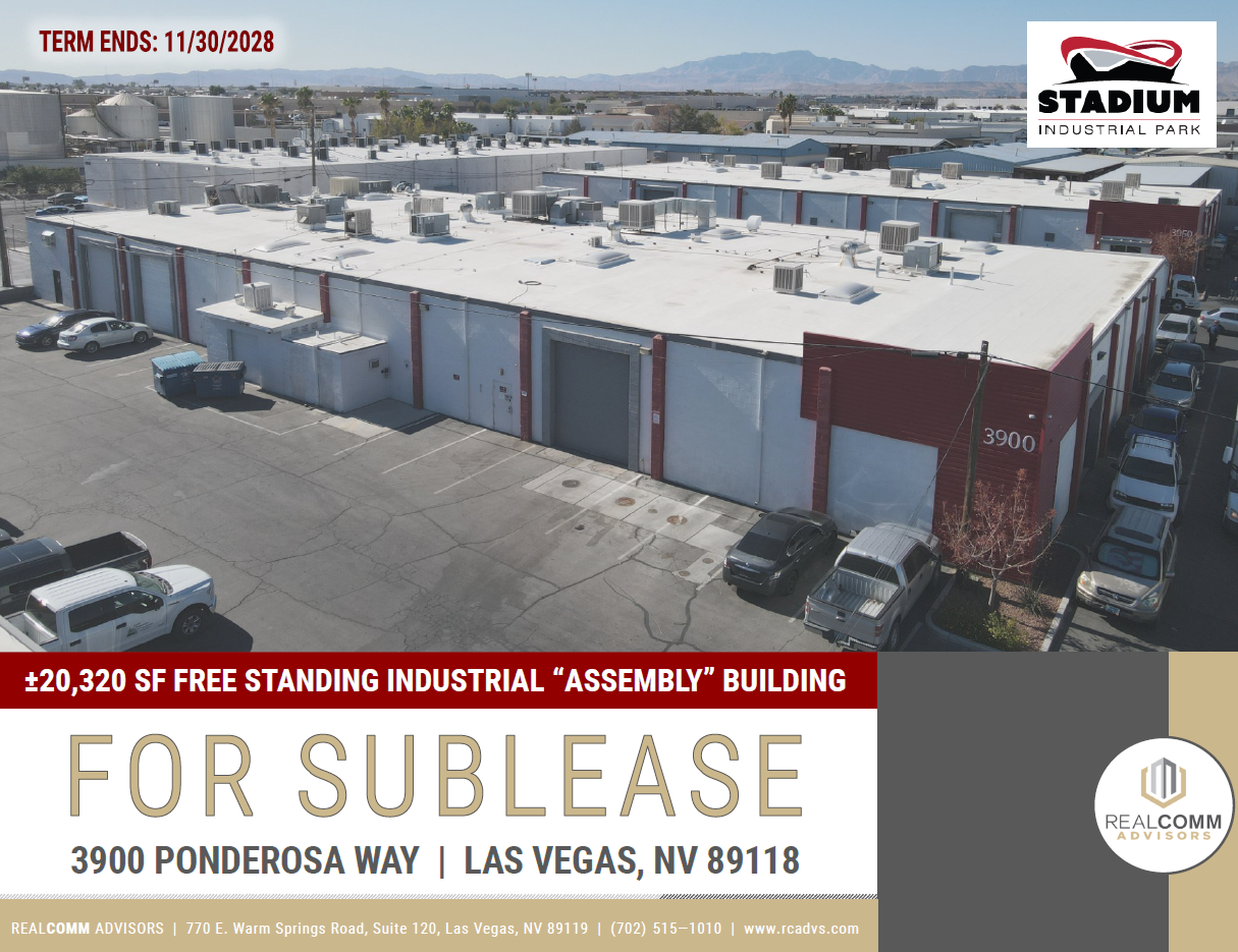 3900 W Ponderosa Way, Las Vegas, NV for lease Building Photo- Image 1 of 6