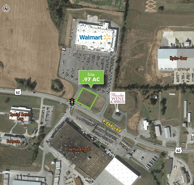 1500 US Highway 62 W, Princeton, KY à vendre - Aérien - Image 2 de 2
